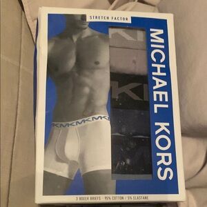 📌NEW Michael Kors Black and Gray Boxer Briefs Premium Comfort